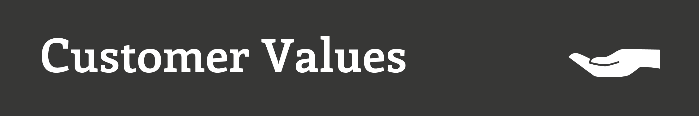 Customer Values