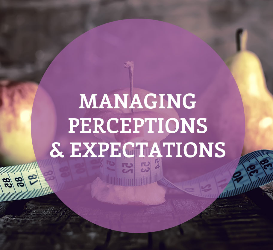 Managing Perceptions & Expectations